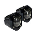 Dinámica personalizada, luces antiniebla LED Shark Demon. Blanco