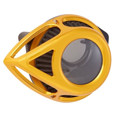 Arlen Ness, limpiador de aire Clear Tear, dorado