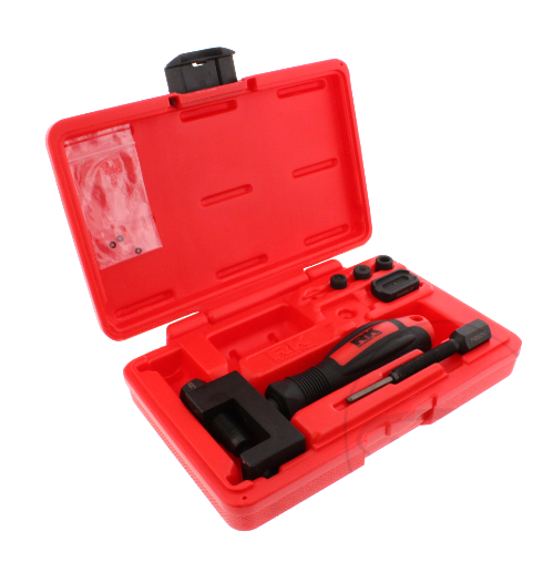Universal Chain Cutting and Riveting Device