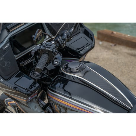 Tapón depósito combustible emergente negro para Harley Davidson Touring 2024+