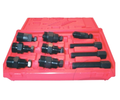 Set of extractors with external thread