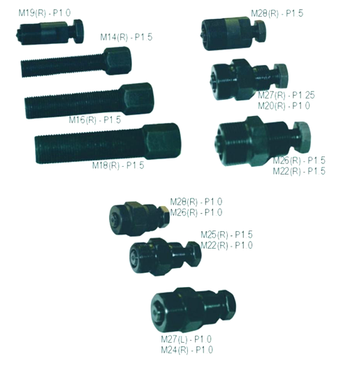Set of extractors with external thread