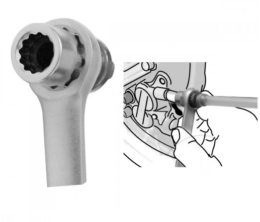 Bremsenentlüftungsschlüssel