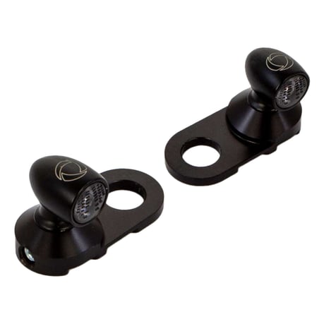 Rick's Motorcycles, Soporte intermitente delantero para Atto. Negro