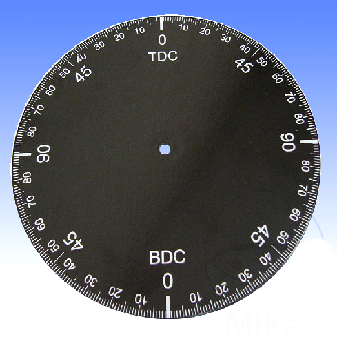 Degree Disc for Engine Timing