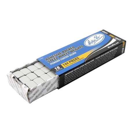 Motion Pro, contrapesos para ruedas de 144 x 7 gramos. Acero niquelado