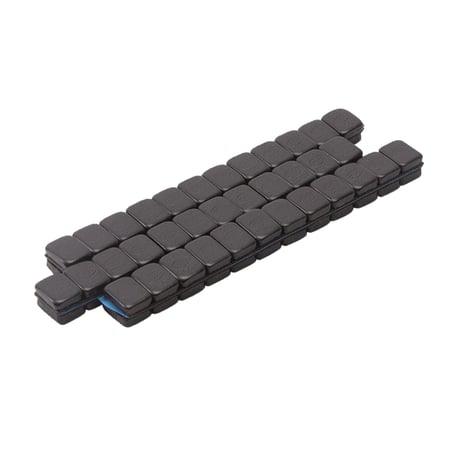 Motion Pro, 144 Stück 7-Gramm-Reifenwuchtgewichte aus schwarzem Stahl