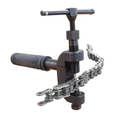 Chain Cutting and Riveting Device