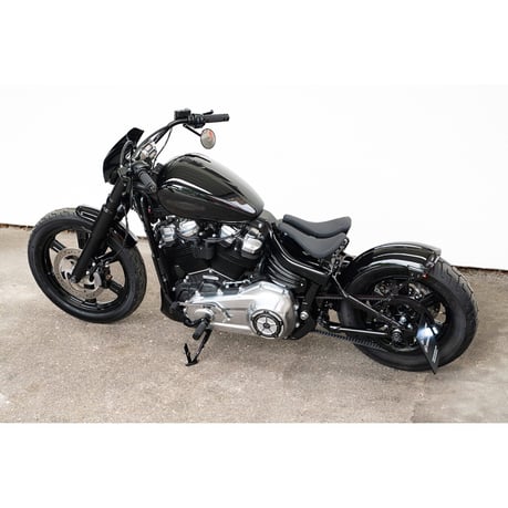 Cult-Werk, rear fender conversion kit 'Old School'. G/Black