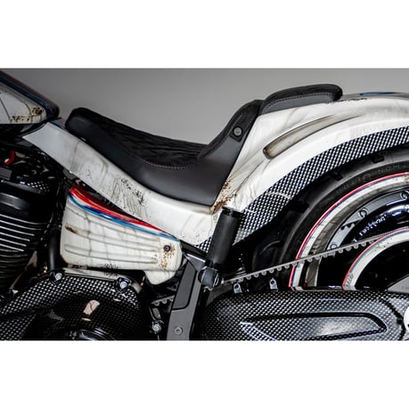 Cult-Werk, passenger foot pegs "Racing". Black