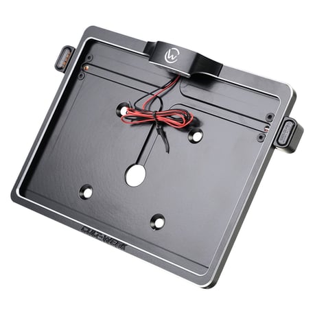 Cult-Werk, license plate bracket V2. With 3-1 light combo