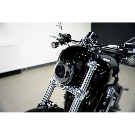 Cult- Werk, headlamp kit. 'Night Rod Style'. Gloss black