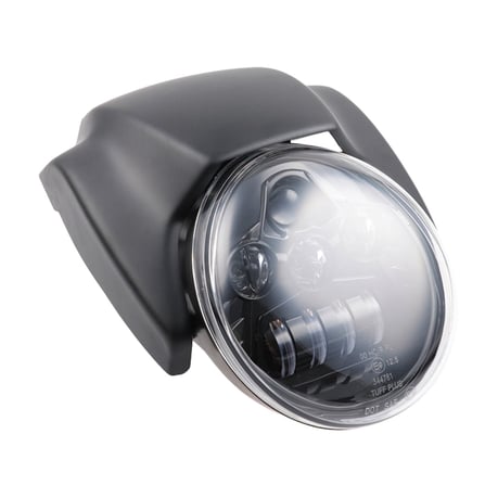 Cult- Werk, headlamp kit. 'Night Rod Style'. Matte black
