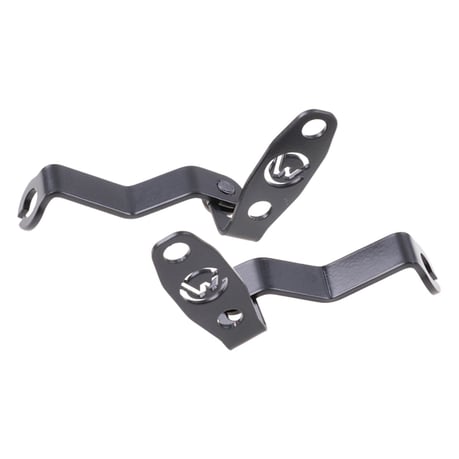 Cult-Werk, RH Sportste turn signal bracket set. Front. Black