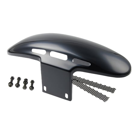 Cult-Werk, guardabarros delantero 'Custom V2', 19". Negro brillante
