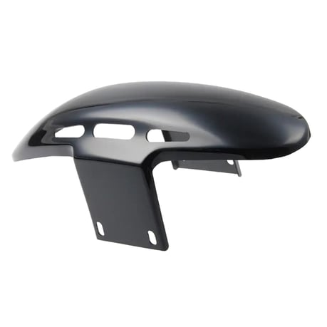 Cult-Werk, guardabarros delantero 'Custom V2', 19". Negro brillante