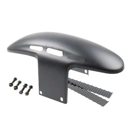 Cult-Werk, guardabarros delantero 'Custom V2', 21". Negro mate