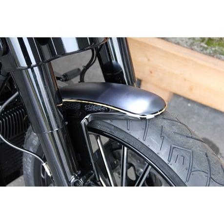 Cult-Werk, guardabarros delantero 'Custom V2', 21". Negro mate