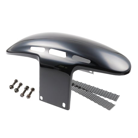 Cult-Werk, guardabarros delantero 'Custom V2', 21". Negro brillante