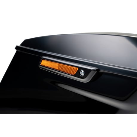 Cult-Werk, extended saddlebag set. Gloss black