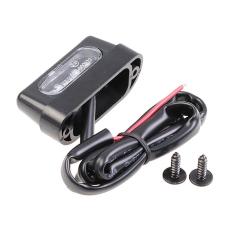 Cult-Werk, LED license plate light. Black