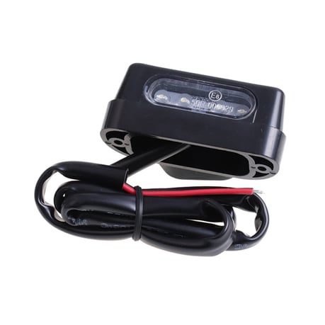 Cult-Werk, LED license plate light. Black