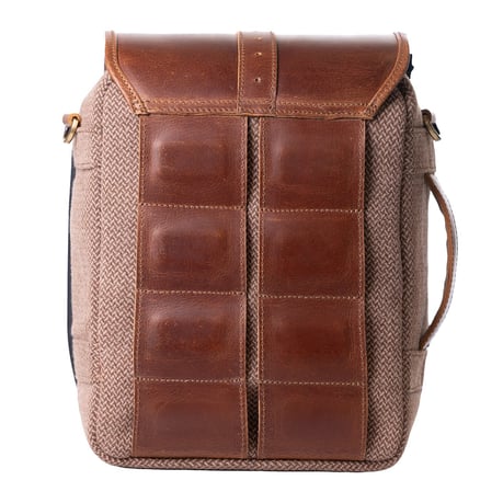 Trip Machine x DGR Cartographer tank bag cognac
