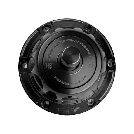 HeinzBikes, tapón de gasolina ventilado 'Performance'. Negro/Negro