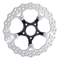Arlen Ness, rotor de freno 'Spider' de 320 mm. Frente. Negro