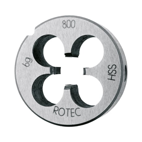 Rotec, HSS Round threading die, DIN-EN 22568, UNF 9/16"-18