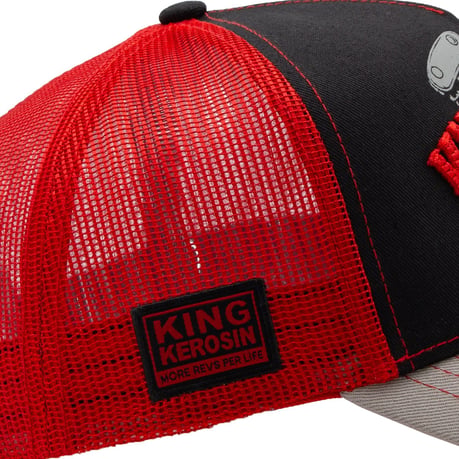 King Kerosin knucklehead cap black/red