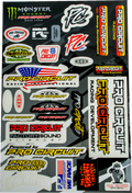 Deluxe Motorcycle Sticker Sheet