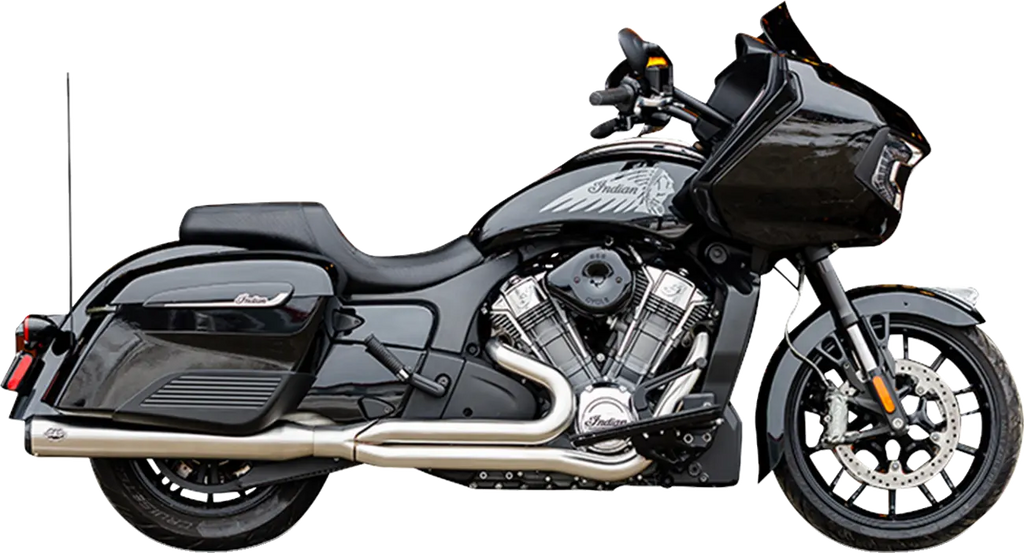 Sistema de Escape 2-en-1 Qualifier Brushd SS RaceOnly para Indian