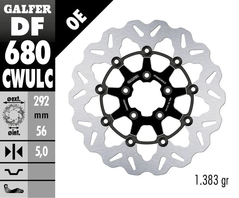 Wave Contour Brake Rotors for Harley Davidson