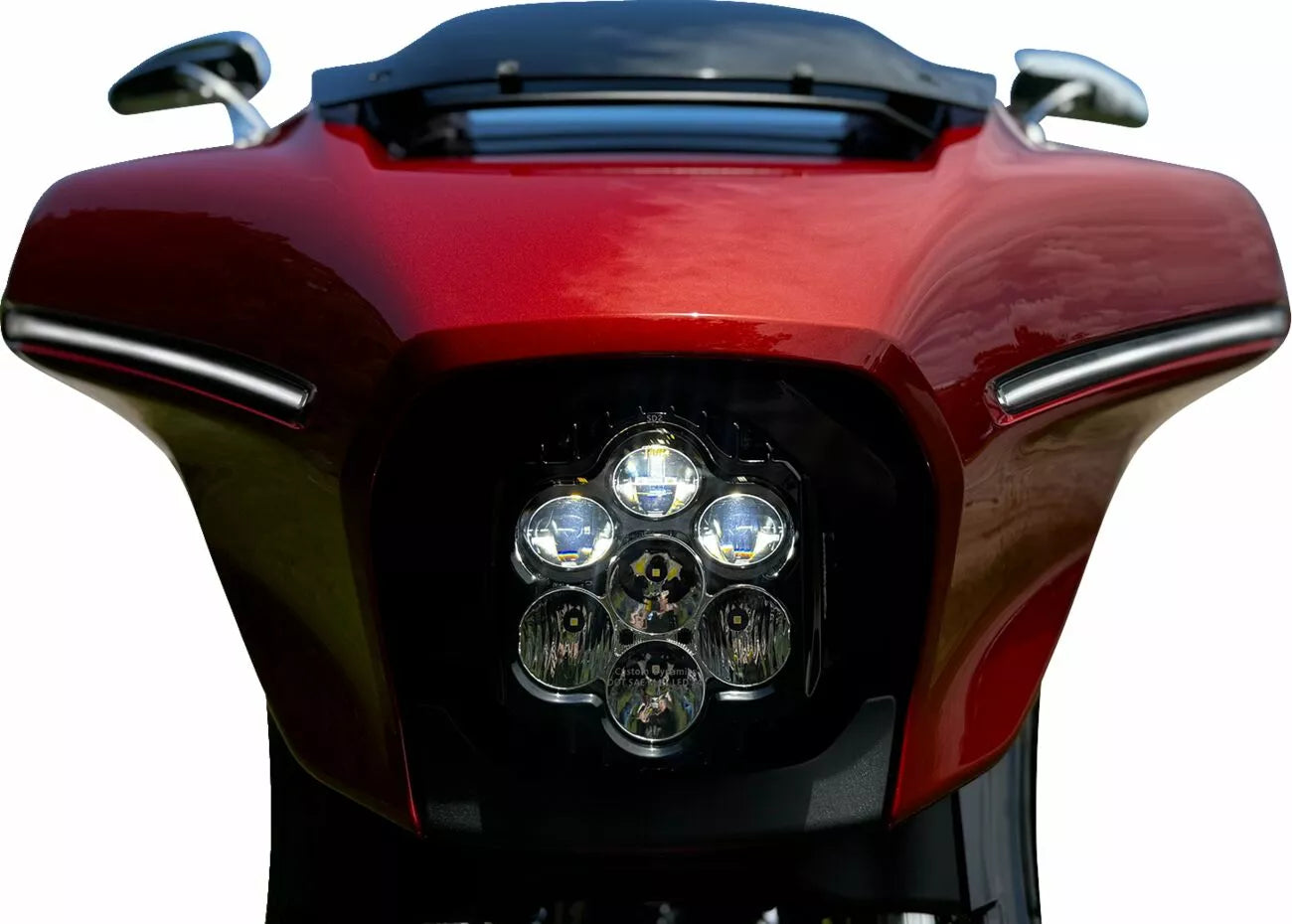 Faro Delantero Shark Demon Led ECE Para Harley-Davidson