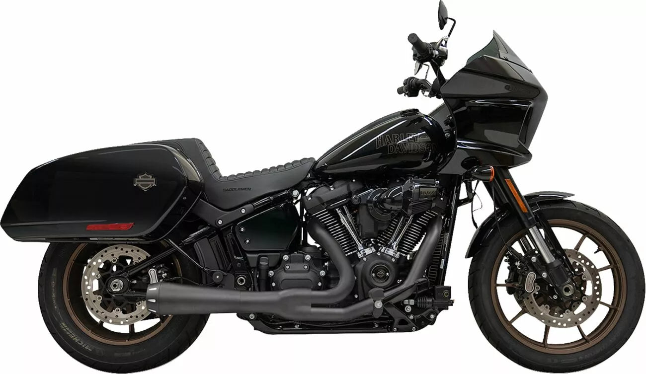 Road Rage 49 State III 2-into-1 Exhaust System Black for Harley Davidson M8 LowRider ST/SportGlide