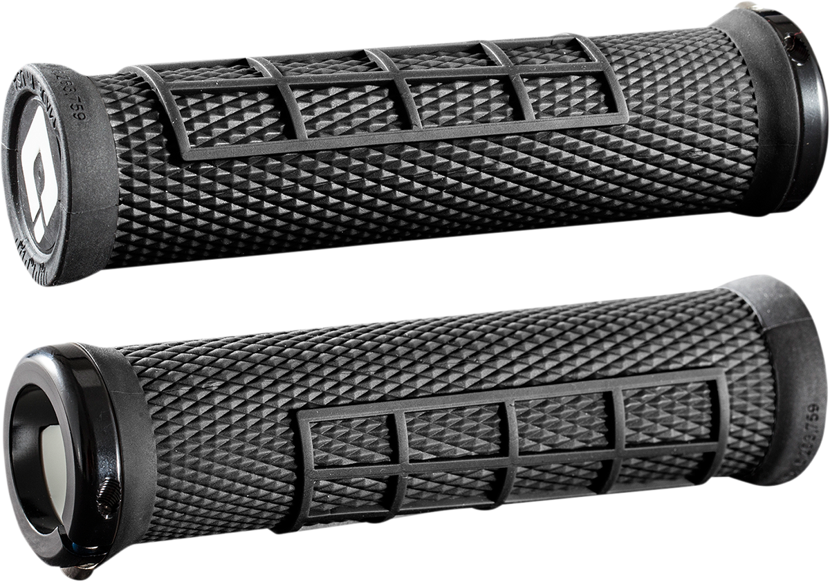 Puños Elite Flow MTB Lock-On Negro Para Bicicleta