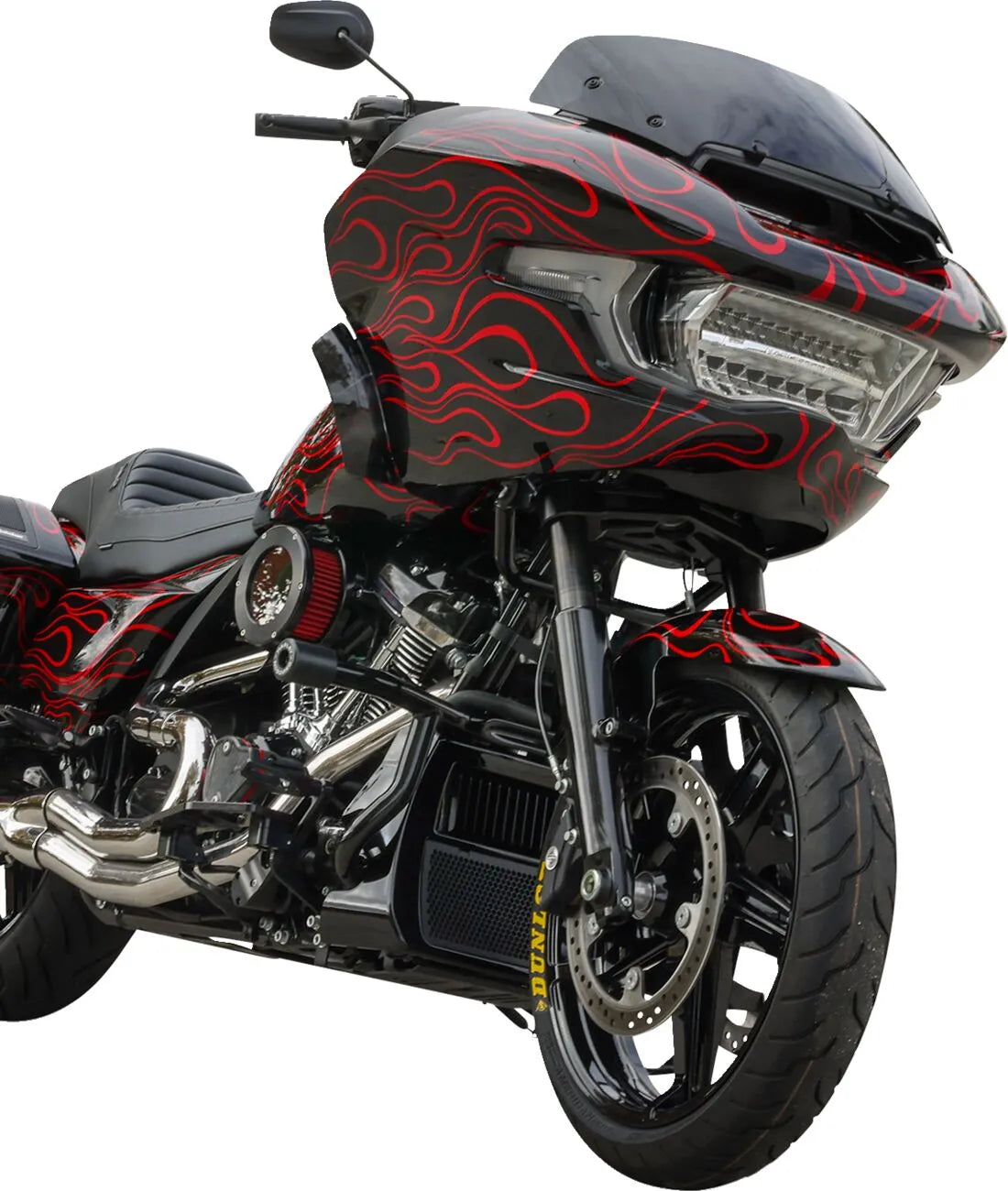 Schwarze untere Klemmen für Harley Davidson