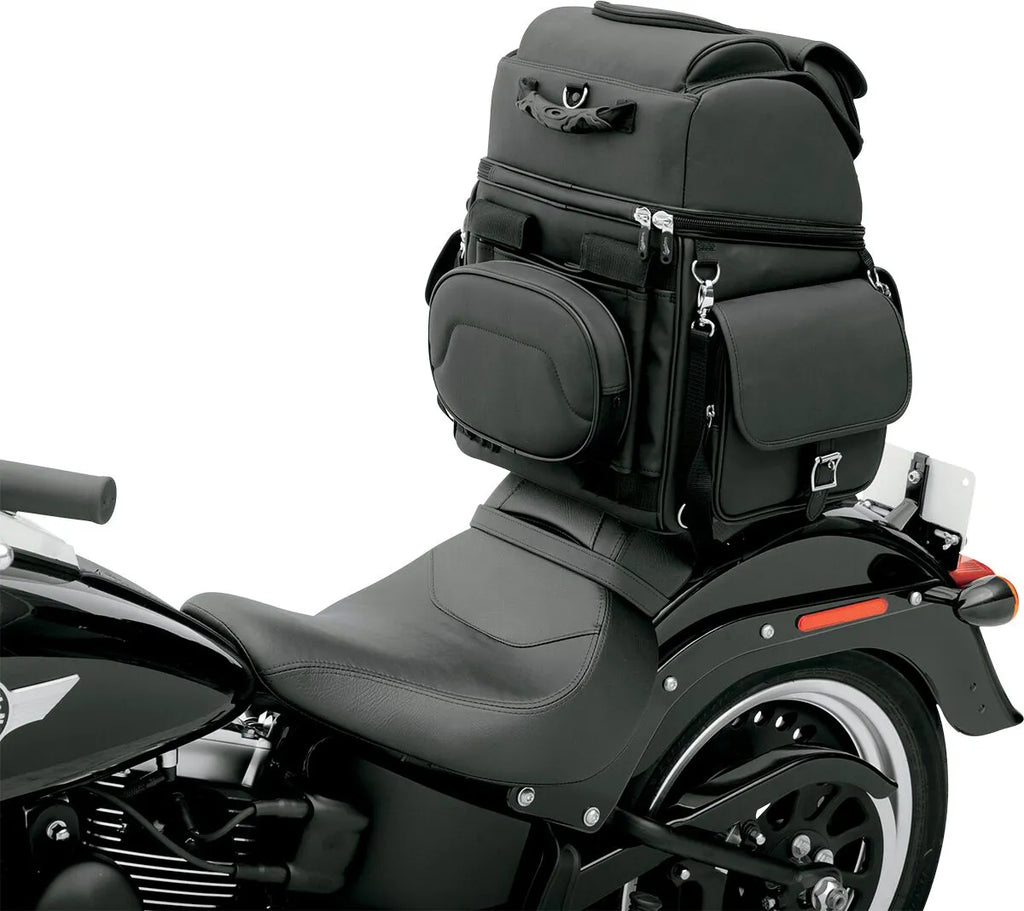 Sacoche de dosseret, siège arrière et dossier pour moto