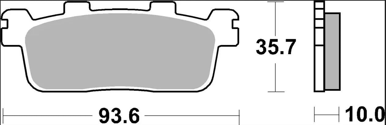 BREMSBELAG GENUINE CARBON CERAMIC PRIME LINE Freno PAD CC CAR/CER RR