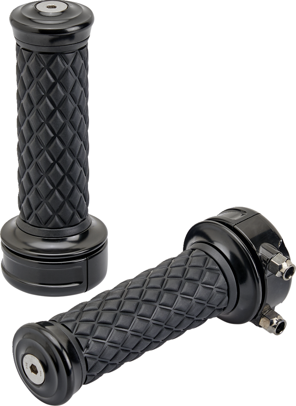 Puños Alumicore Cromo Para Harley Davidson