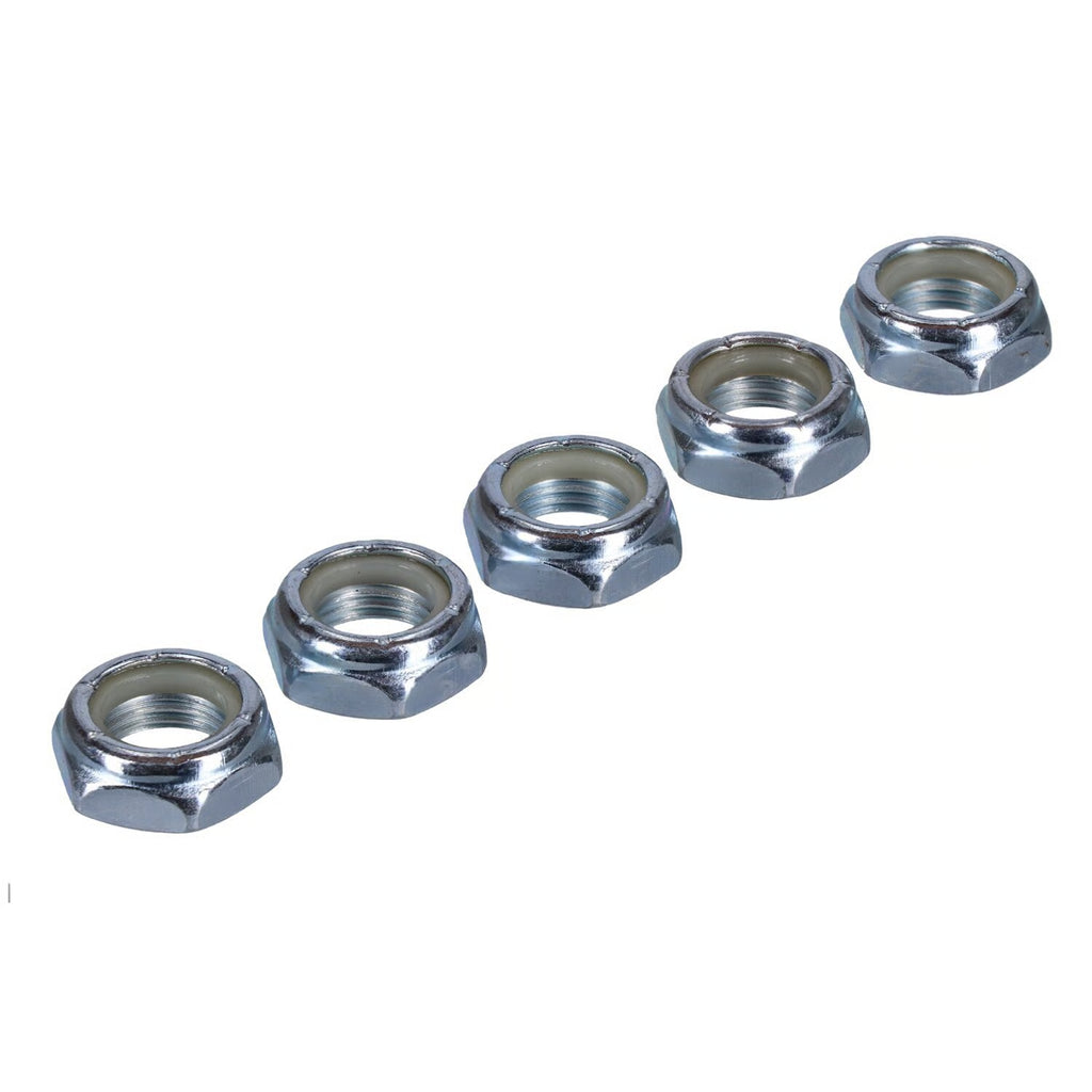 5 Tuerca freno 1/2-20 hexagonal cincada para Harley-Davidson 7844