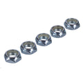 5 Tuerca freno 1/2-20 hexagonal cincada para Harley-Davidson 7844