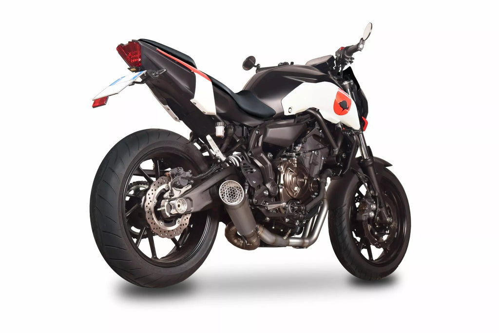 Sistema De Escape Completo Grid-O Slip-On Para Yamaha MT-07 14-20/Tracer 700 16-20