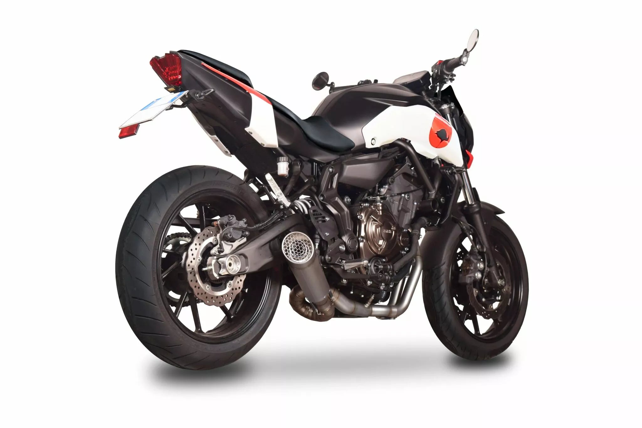 Sistema De Escape Completo Grid-O Slip-On Para Yamaha MT-07 14-20/Tracer 700 16-20