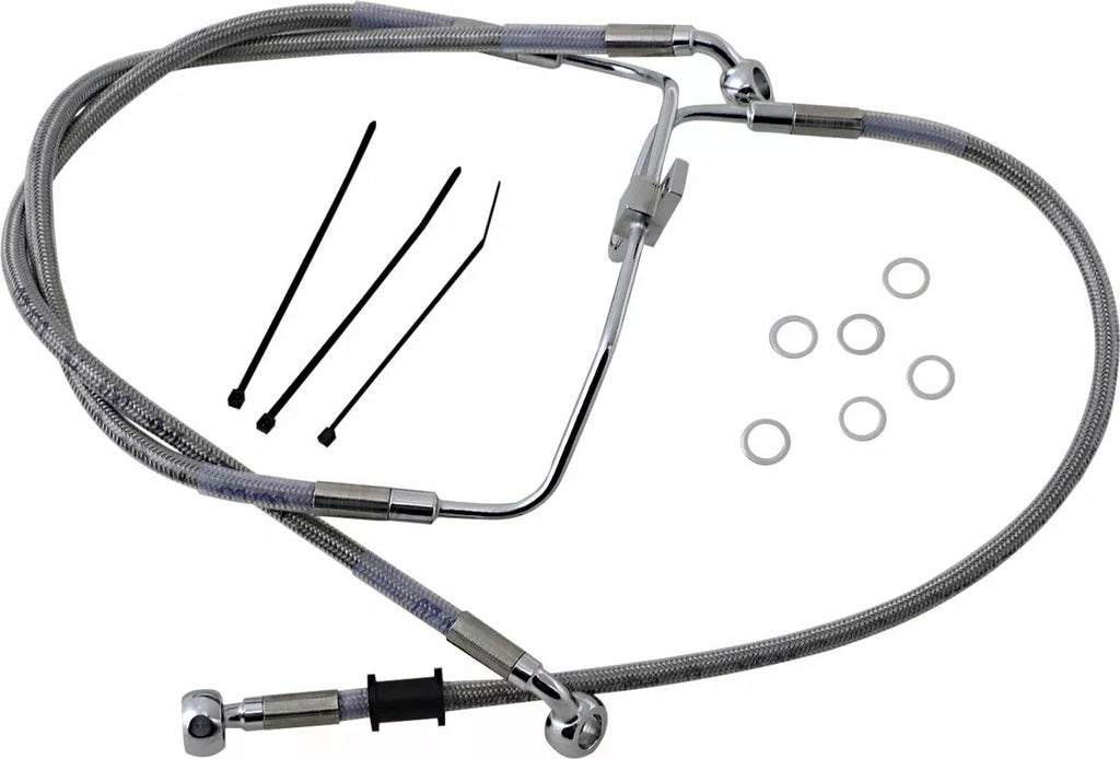 Steel Brake Hose for Harley-Davidson Dyna Fat Bob 2008-2017