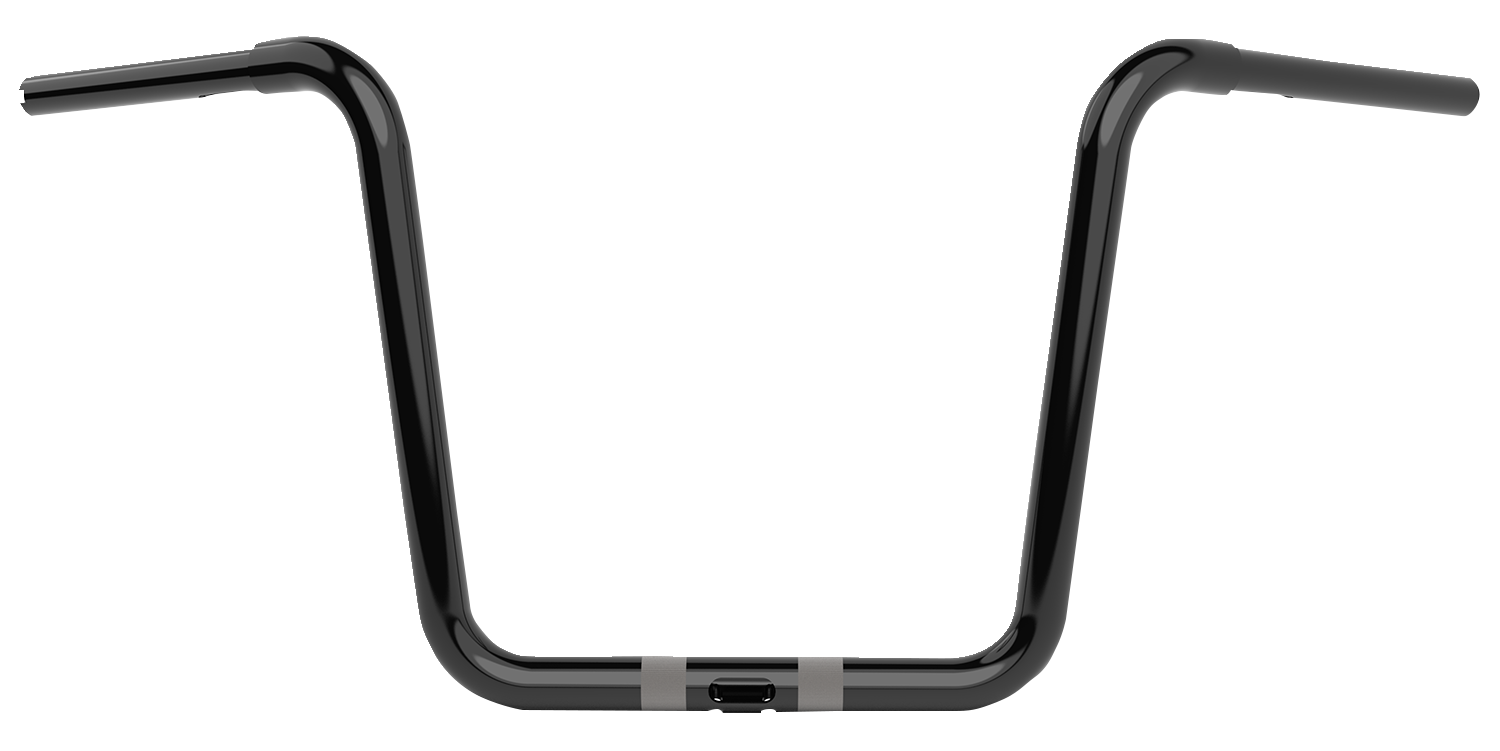 Gloss Black Twin Round Handlebar For Harley Davidson