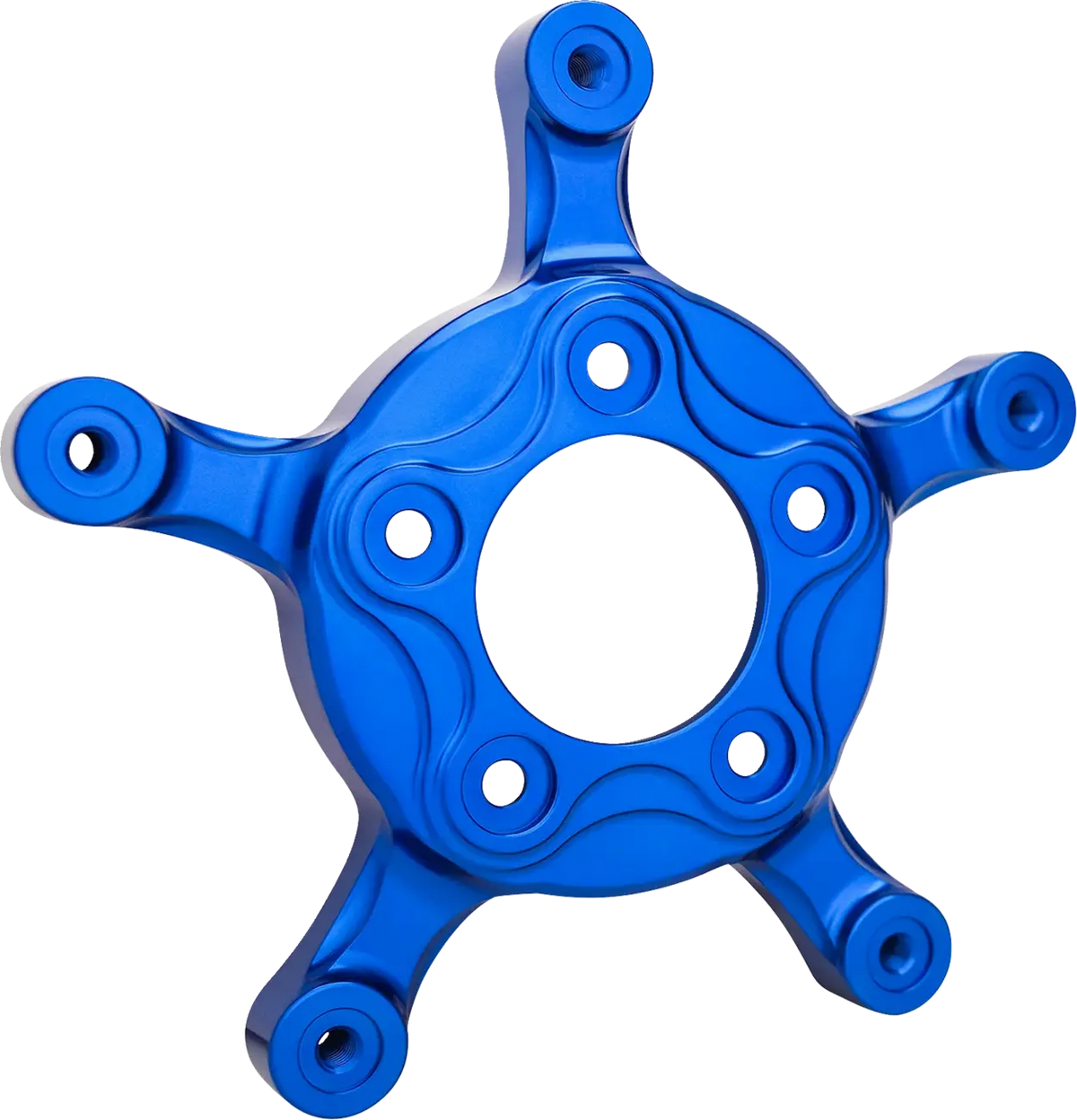 Blauer Spider-Rotoradapter für Harley Davidson FLT 24-UP