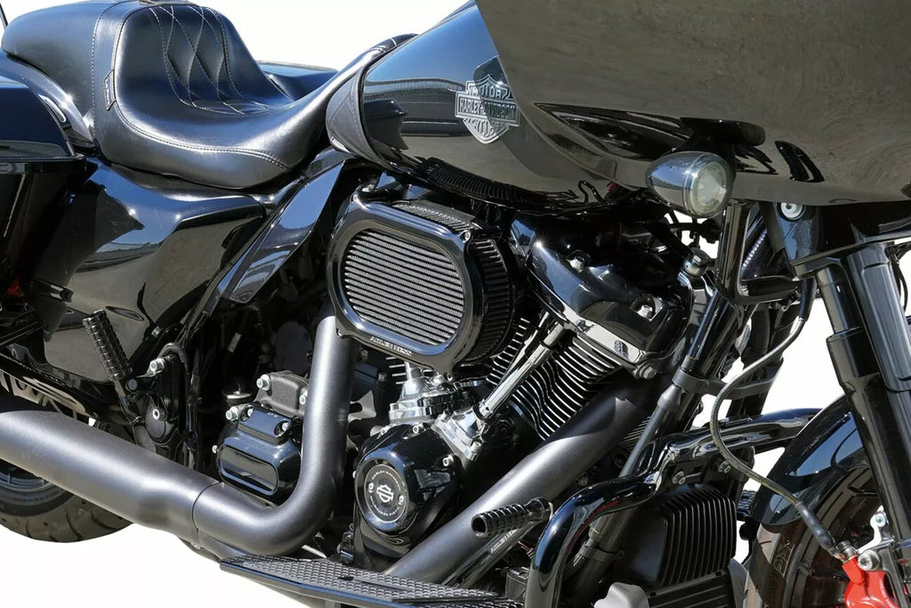 Stage II Oval Performance Luftfilter Kit Schwarz für Harley Davidson