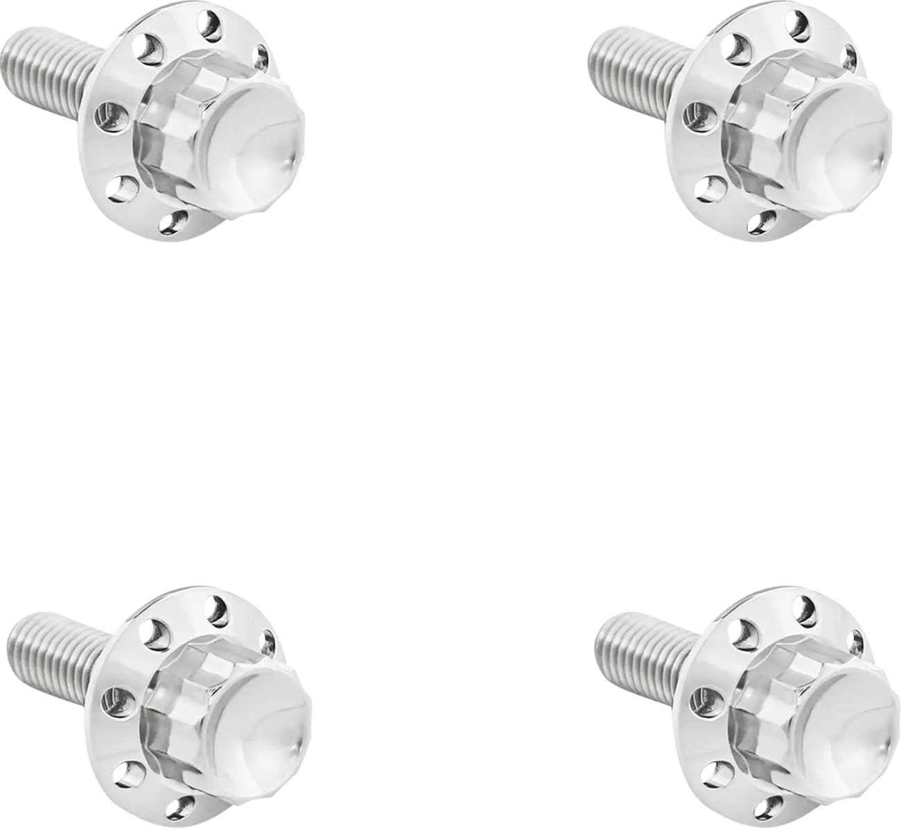 Tornillos parabrisas 12 puntos titanio plateados para Harley Davidson FLT